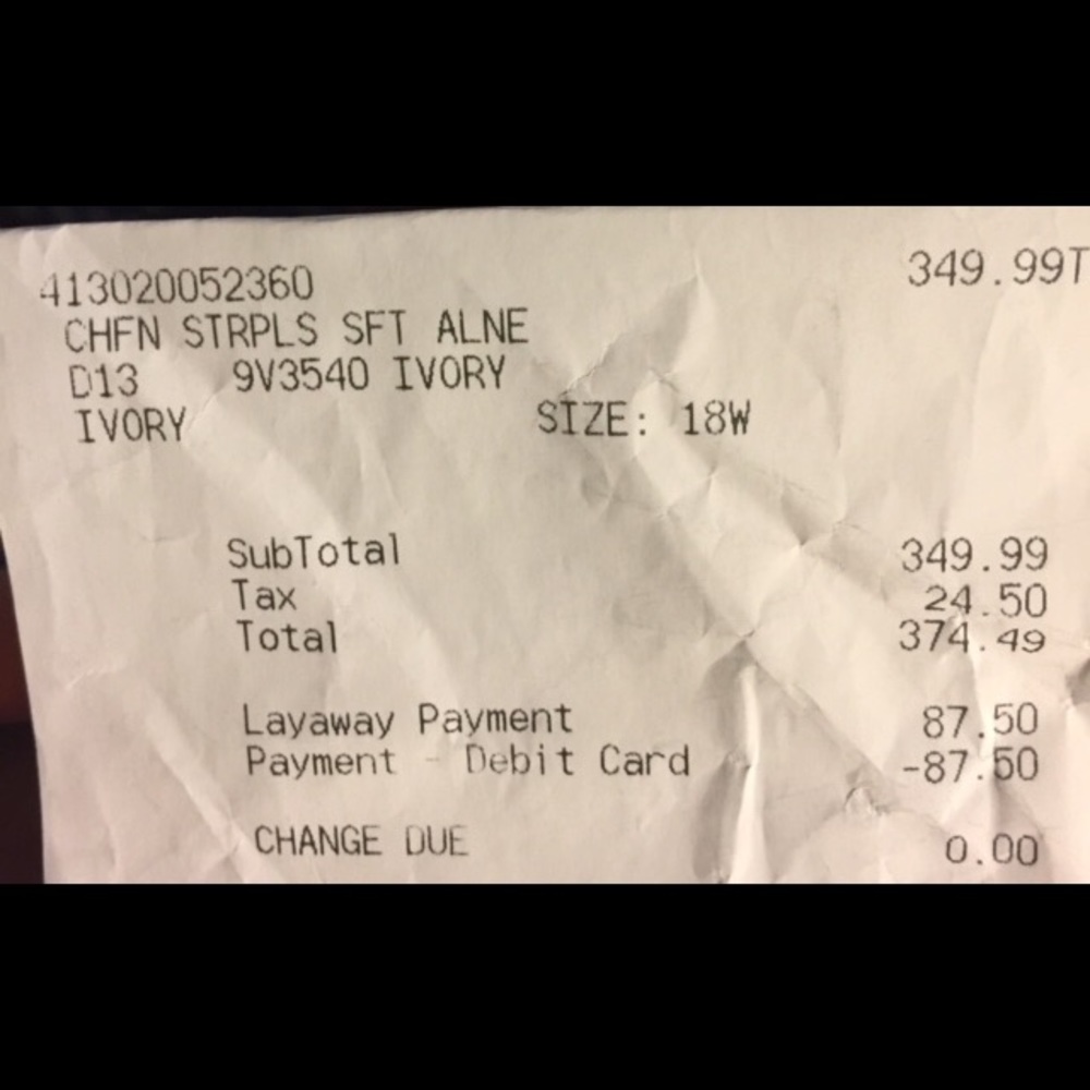 David’s Bridal dress/size 18 - Picture 4 of 8